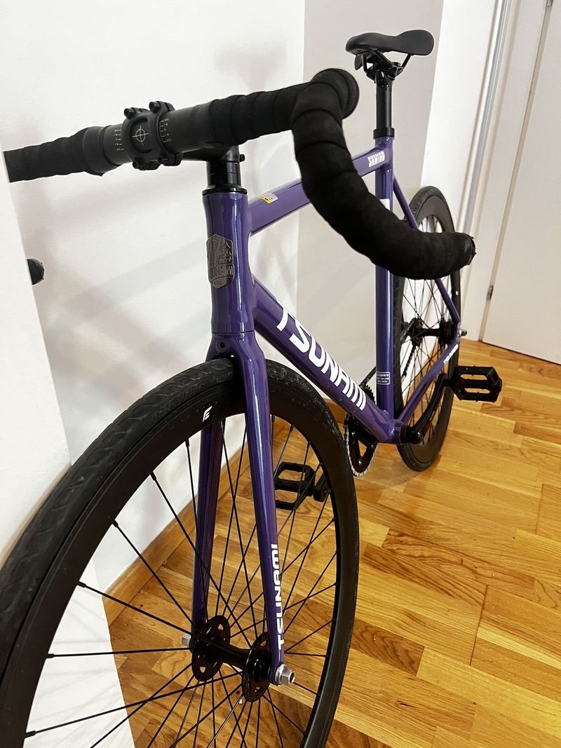 Tsunami SNM100 Dráhovka/Single Speed, pár kilometrů