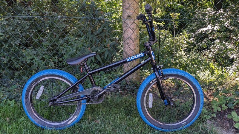 Dětské freestyle BMX kolo - STOLEN Agent 18" - Black