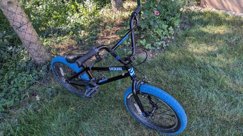 Dětské freestyle BMX kolo - STOLEN Agent 18" - Black