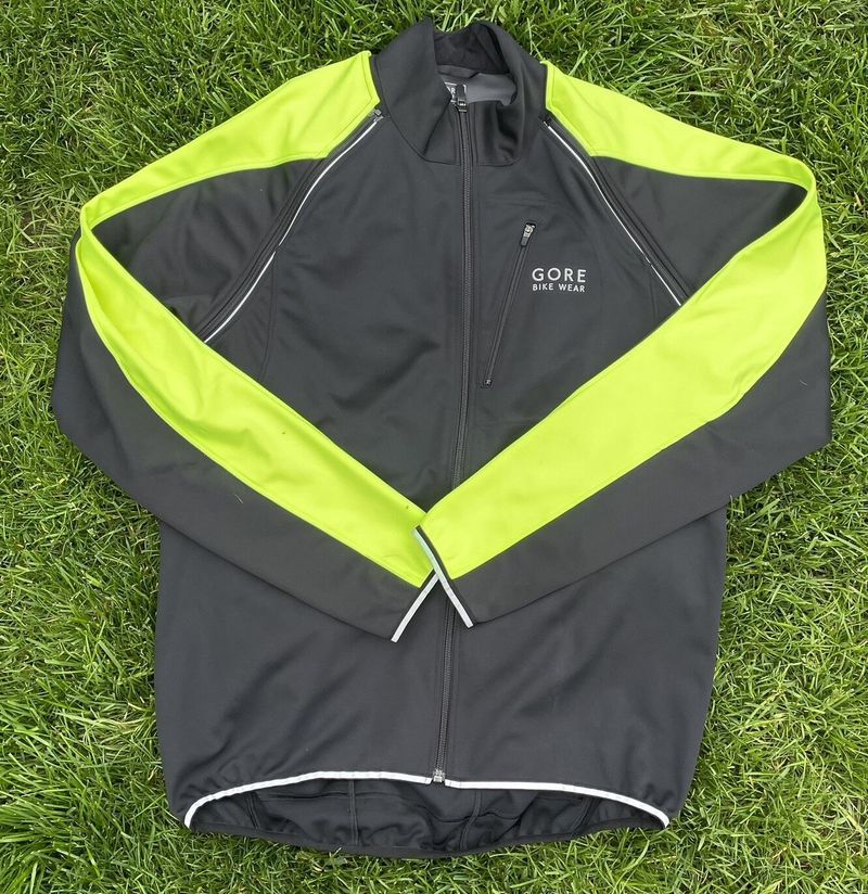 Bunda Gore Bike Wear Phantom Windstopper Zip-Off, černo/neonově žlutá, vel.XL