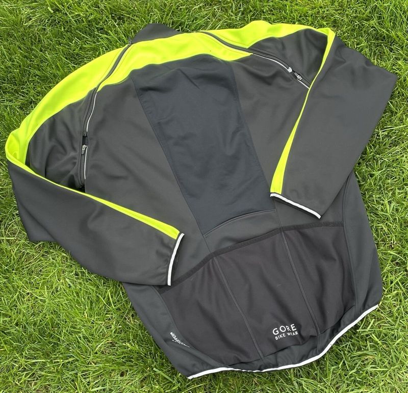 Bunda Gore Bike Wear Phantom Windstopper Zip-Off, černo/neonově žlutá, vel.XL