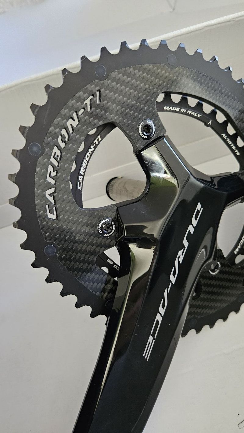 Shimano dura-ace 9200 + převodníky Carbon-TI