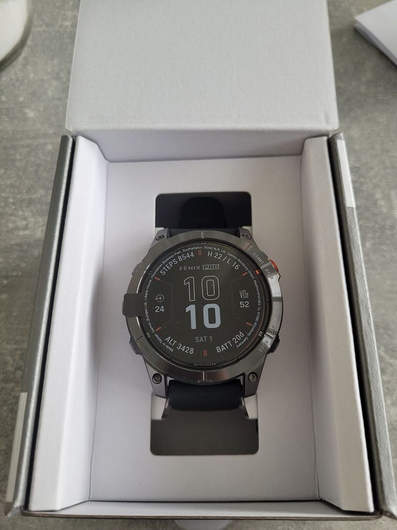 Garmin fenix 7 pro solar glass