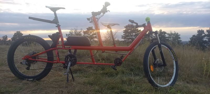 Dvojkolo Elektrické Dětské | Tandem pro dospělého s dítětem v provedení: Expediční MTB