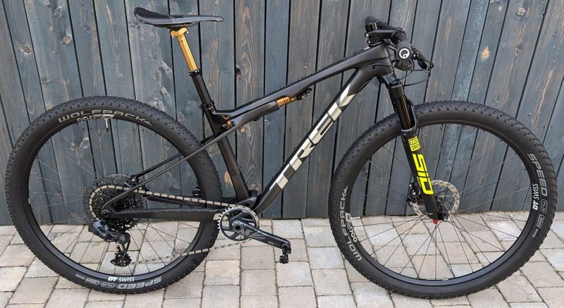 TREK SUPERCALIBER AXS KOMPLET NOVÉ, nejeté komponenty