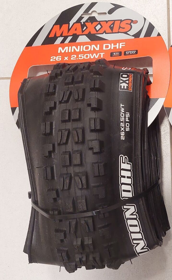 MAXXIS Minion DHF EXO TR kevlar 26x2.5" WT kevlar