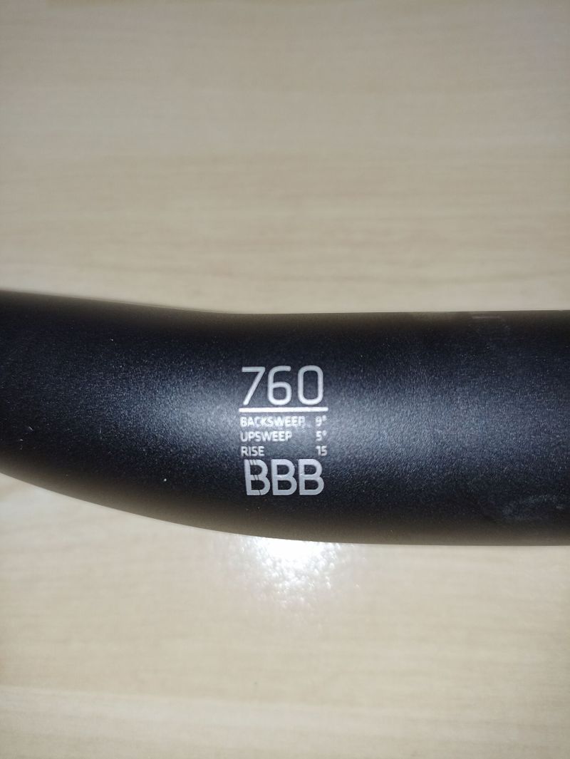 BBB řidítka 760mm 31,8mm