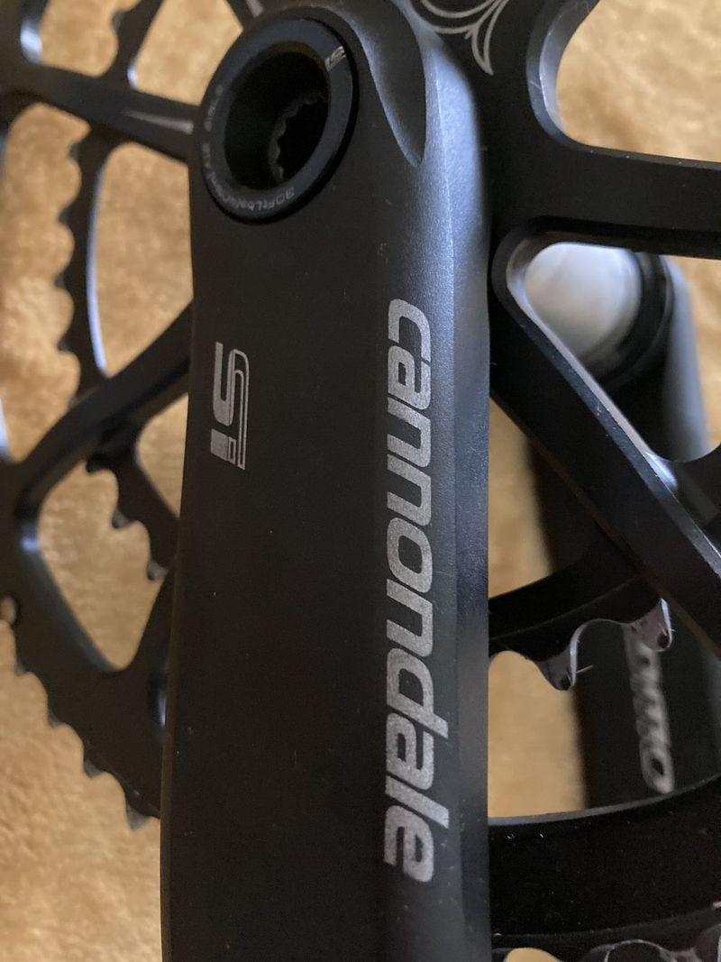 Kliky Cannondale Si Hollowgram 172.5mm + osa + převodníky 52/36 + šrouby a podložky