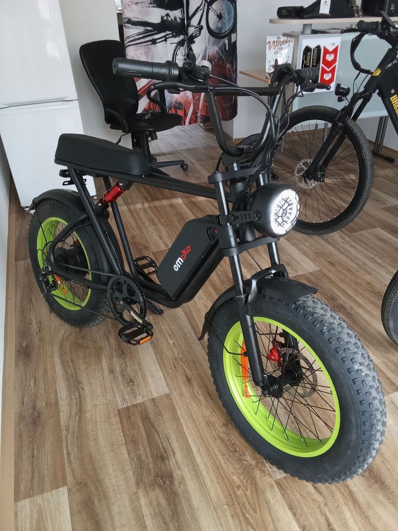 CELOODPRUŽENÉ FATBIKE ELEKTROKOLO EMOKO, 1000 W, 960 WH, ZÁRUKA