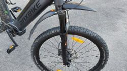 Maxbike HAKON, barva šedá + zelená, velikost 16,5, kola 29