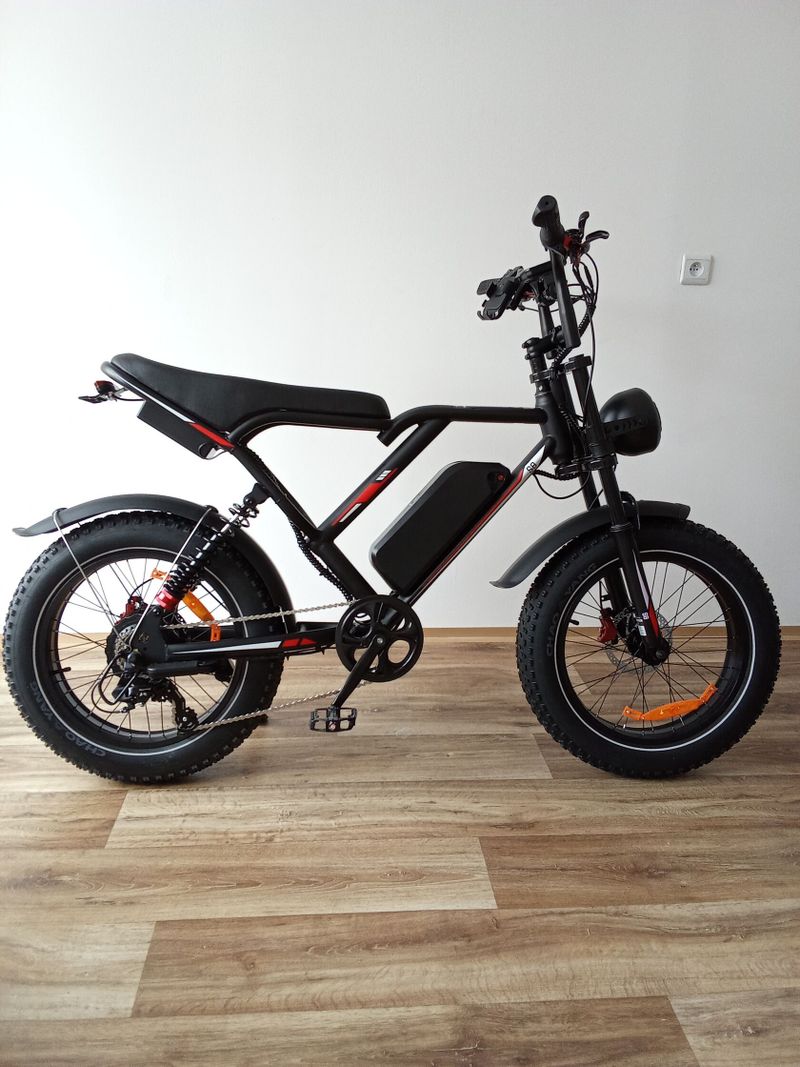 CELOODPRUŽENÉ FATBIKE ELEKTROKOLO S8, RYCHLONABÍJENÍ, 1000 W, 840 WH, PŘÍSLUŠENSTVÍ, ZÁRUKA