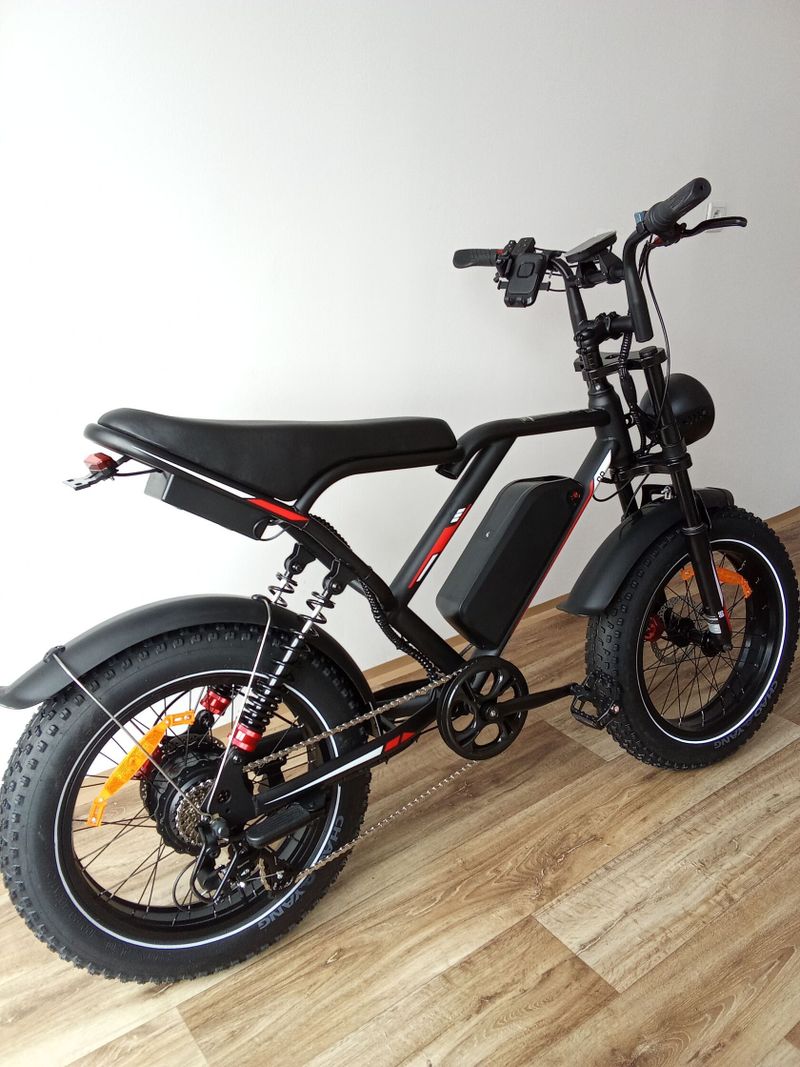 CELOODPRUŽENÉ FATBIKE ELEKTROKOLO S8, RYCHLONABÍJENÍ, 1000 W, 840 WH, PŘÍSLUŠENSTVÍ, ZÁRUKA