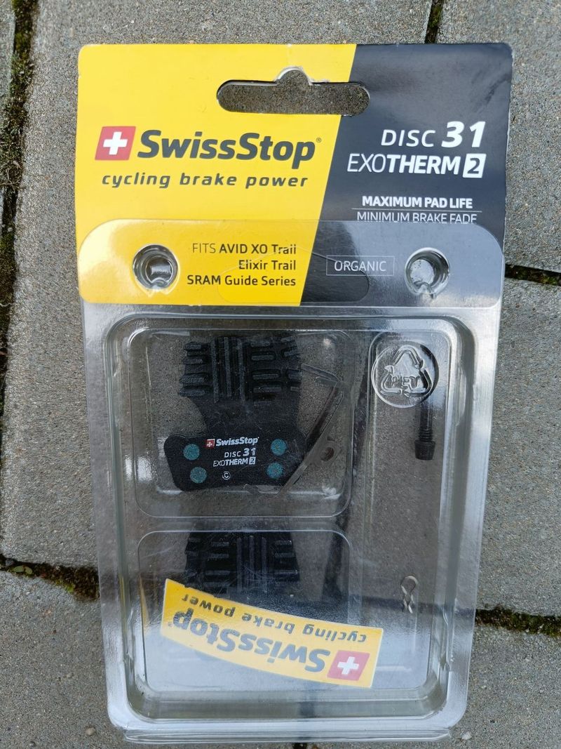 Brzdové destičky SwissStop 31 EXOTherm2 (Sram Guide)