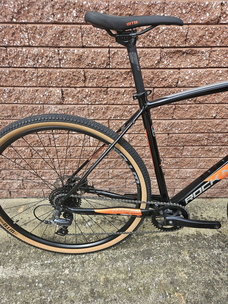 Rock Machine Gravelride 200 (L) gloss black/brick orange/silver