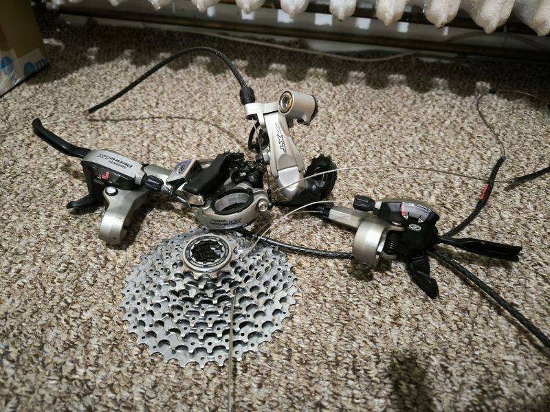 Shimano LX/XT 3x9 sada