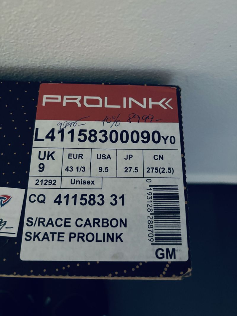 Závodní bruslařské boty Salomon S/Race Carbon SK Prolink