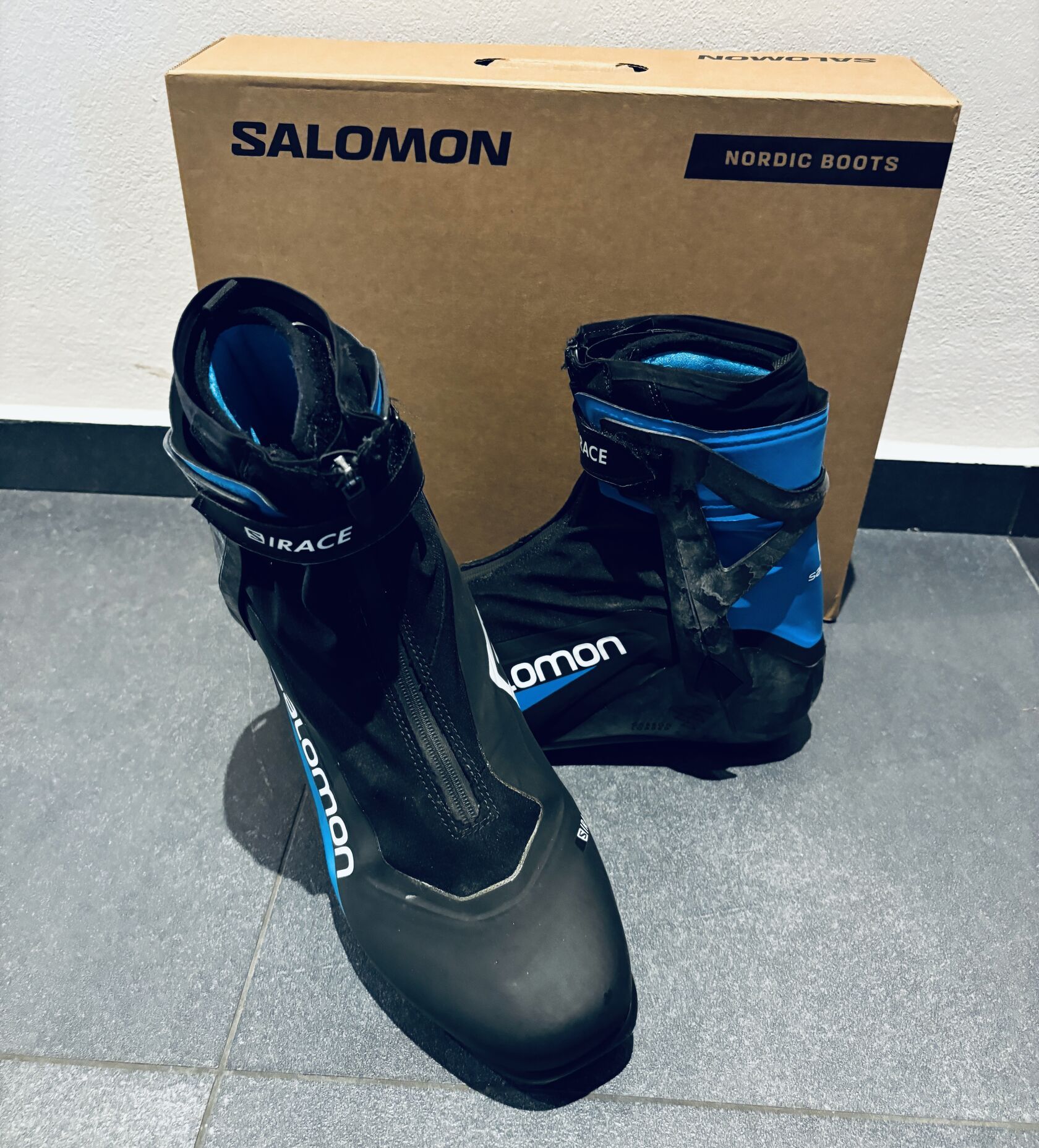 Závodní bruslařské boty Salomon S/Race Carbon SK Prolink UK8.5