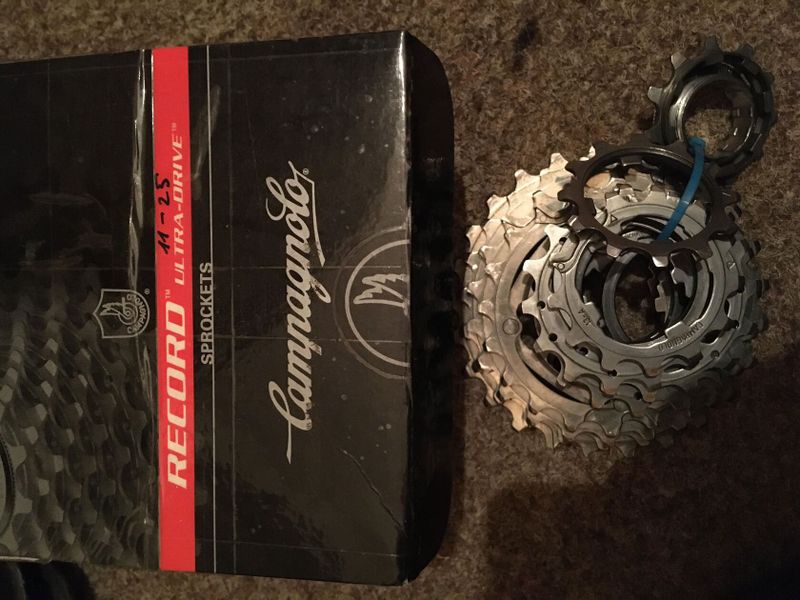 Campagnolo record Titanium 11-25