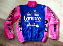 Retro cyklistická bunda Lampre Colnago ♧