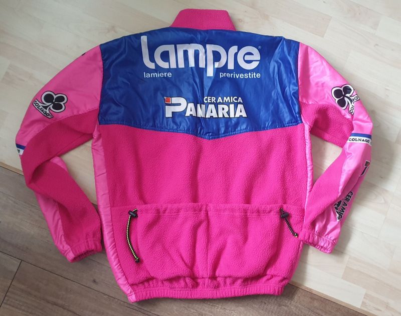 Retro cyklistická bunda Lampre Colnago ♧