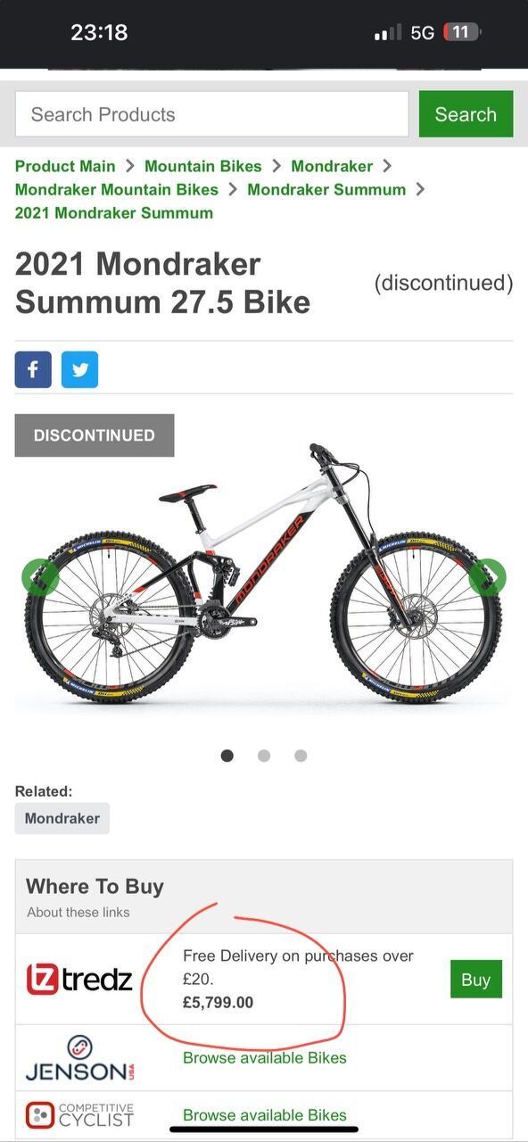 Celoodpružene kolo mondraker summum 2021 27.5 downhill 