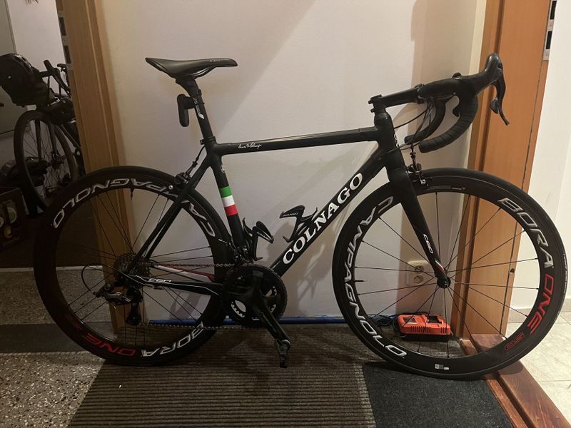 Colnago C60, Campagnolo Record 12s, vel. 50s, Bora One