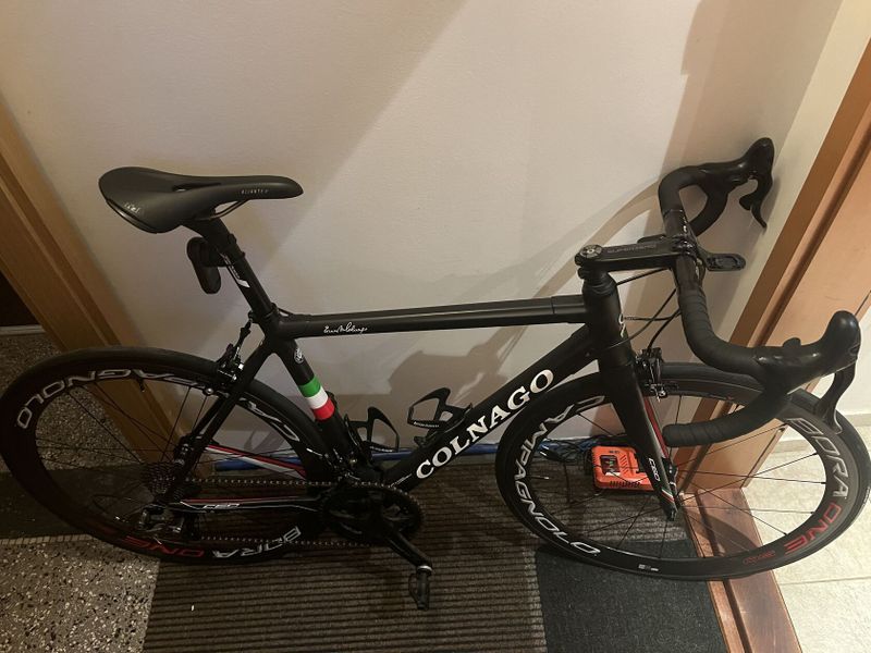 Colnago C60, Campagnolo Record 12s, vel. 50s, Bora One