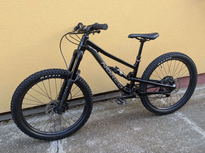 24" celoodpružené kolo Norco Fluid 2 FS 24