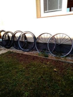 2x Karbon silniční kola + Fulcrum Racing 1 alu, klasické, ořech Shimano, rychloupínâky