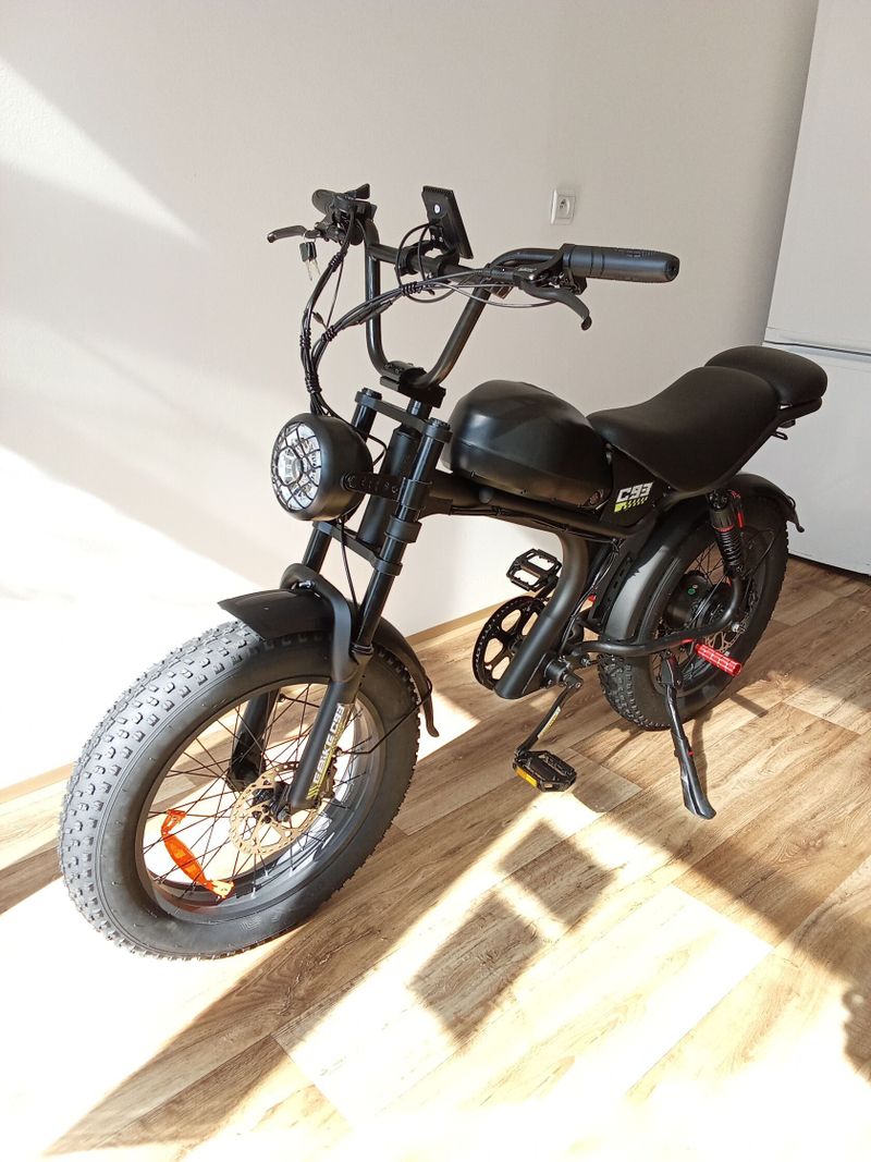 CELOODPRUŽENÉ FATBIKE ELEKTROKOLO C93, 1000 W, 960 WH, ZÁRUKA, HYDRAULICKÉ BRZDY