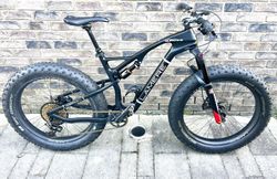 Fat bike LaMere - 13,9 Kg. Americká, karbonová, celoodpružená garážovka z Minnesoty.