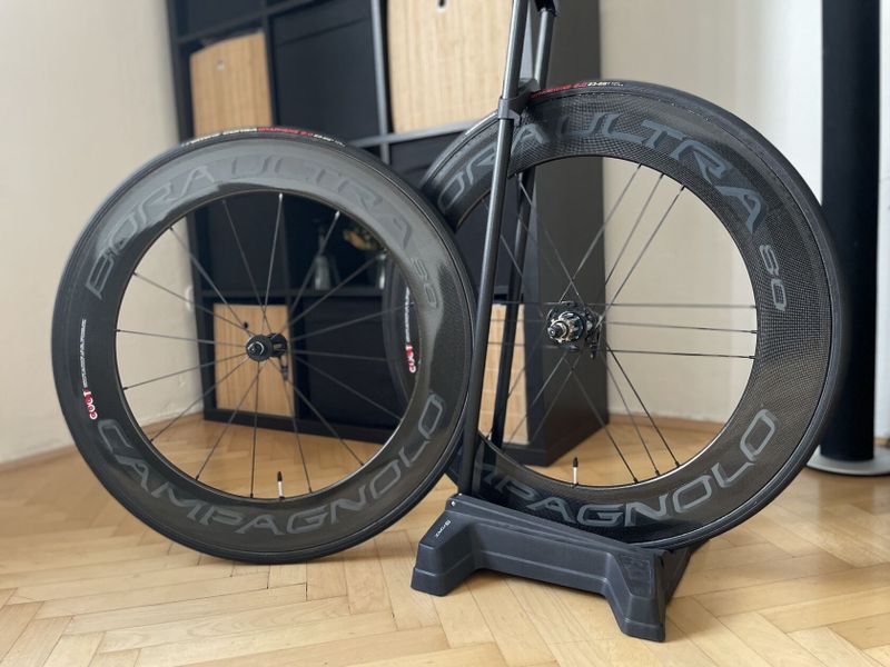 Campagnolo Bora Ultra Dark 80 / ořech Campa 11s