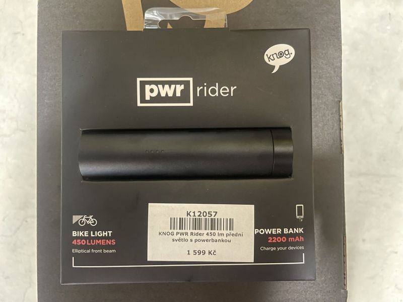 Přední světlo Knog PWR COMMUTER 450L