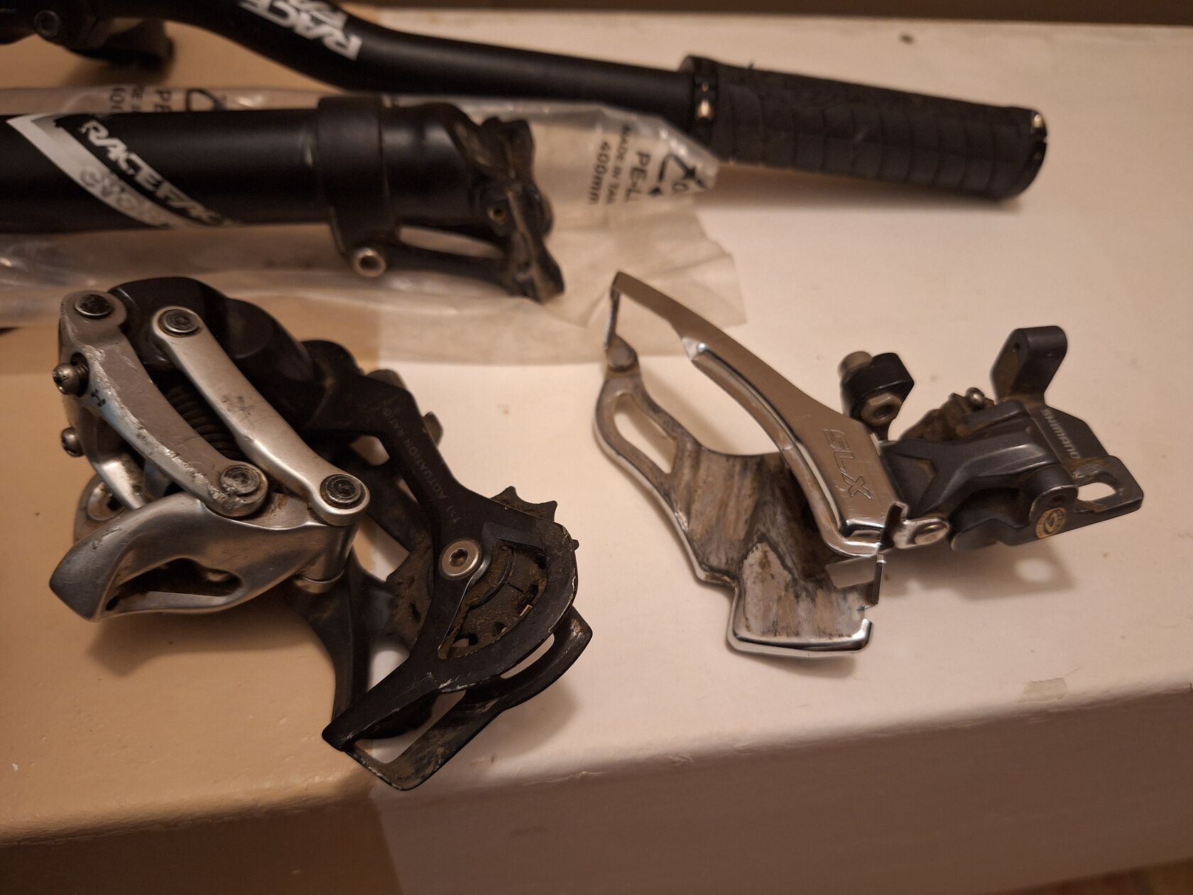 Prodám použité komponenty Shimano/Sram/RaceFace