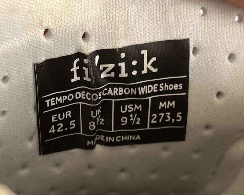 Fizik Tempo Decos Carbon Wide, vel. 42,5