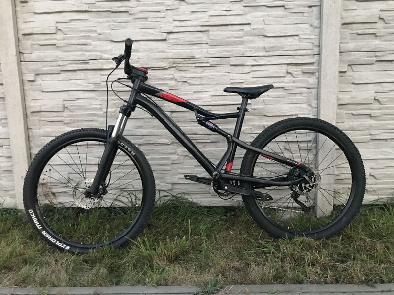 Horské celoodpružené kolo Rockrider 530S velikost L