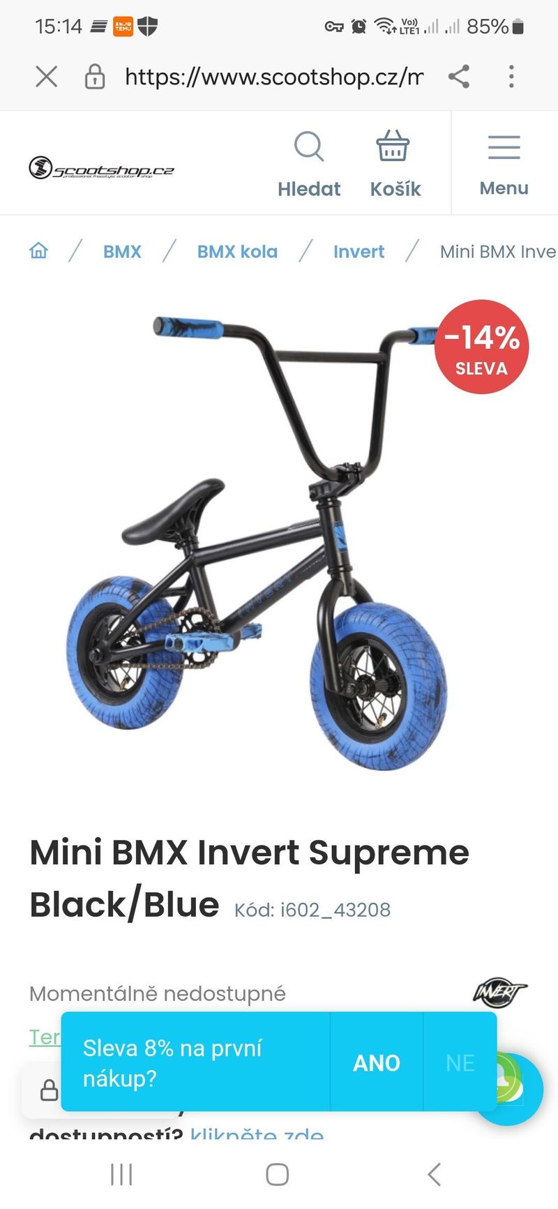 Mini BMX Invert Supreme