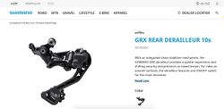 Shimano GRX RD-RX400 10s