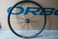 Zapletené kolo X-Rims 559/26 Disk CL - zadní, ráfek dvoustěnný černý, Shimano 8-11