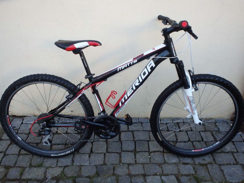 MTB kolo Merida Matts 26" Black Red rám 16"