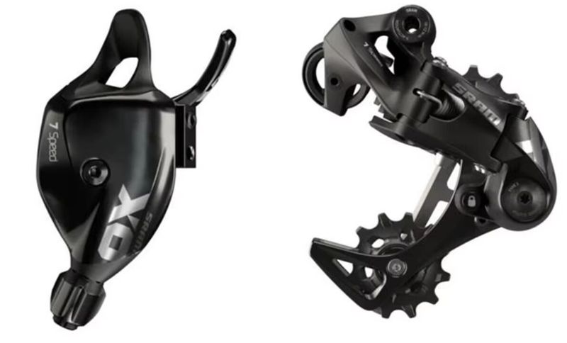 Sram X01 DH shifter and derailleur