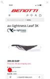 AX Lightness Leaf 3k sedlo