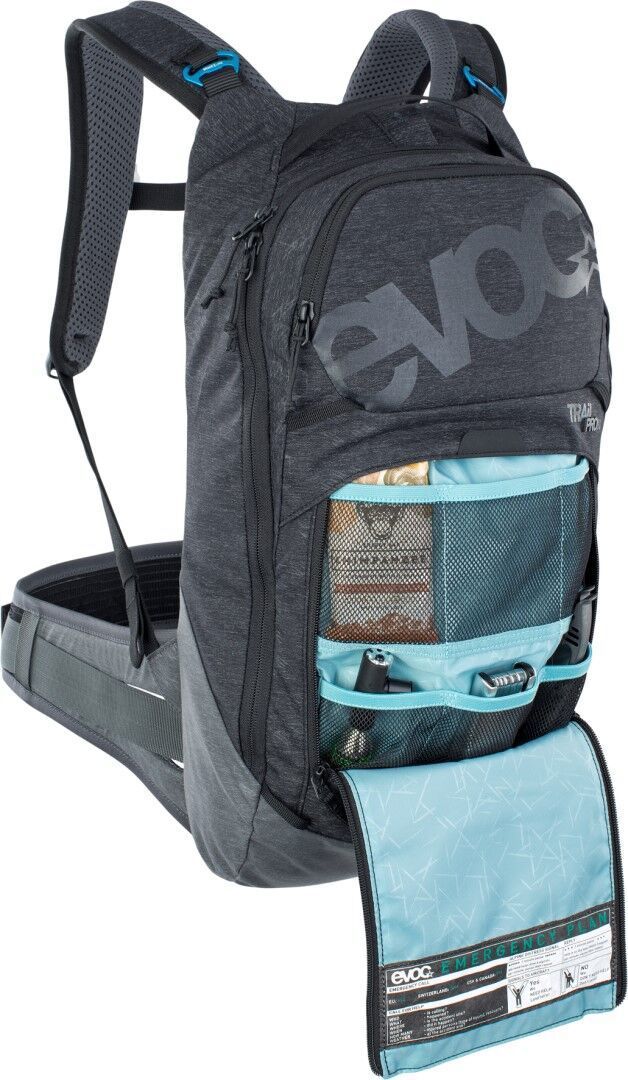 Evoc Trail Pro 10l, black/ carbon grey, vel. L/XL