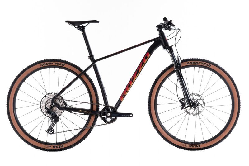 Horské kolo ROZZO 25 BOOST 20 černá/ohnivý gradient (RockShox RECON, SLX 1x12, pevné osy)