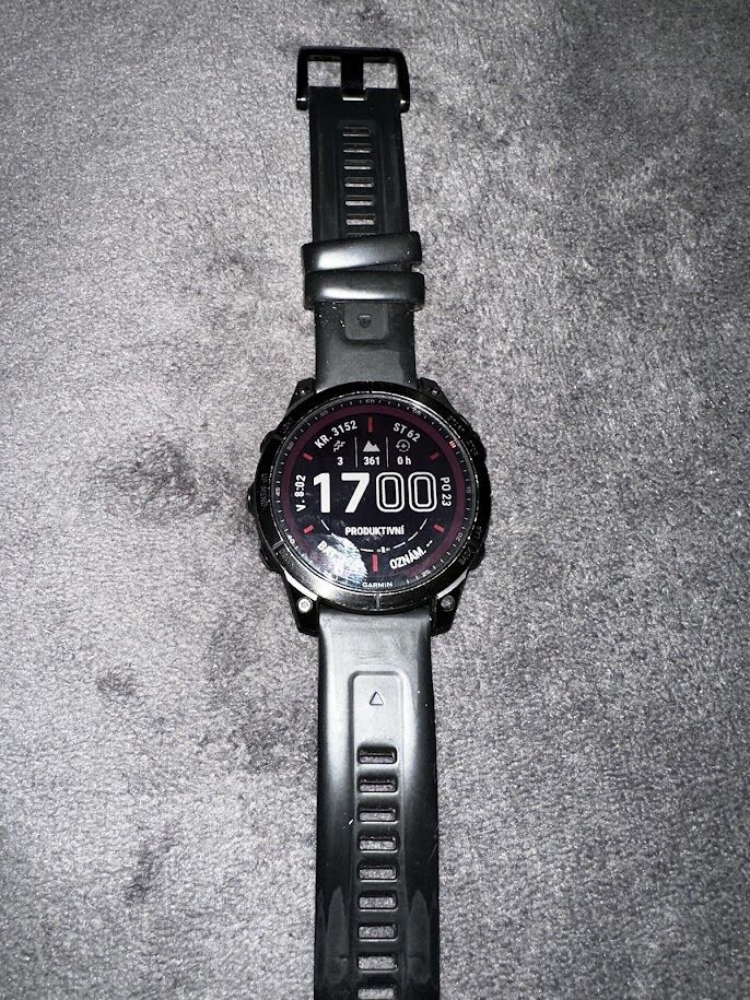 Garmin fenix 7 Sapphire Solar Titan Black