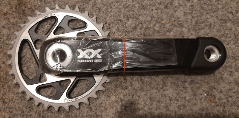 Karbonové kliky SRAM XX SL DUB 175mm, 32z