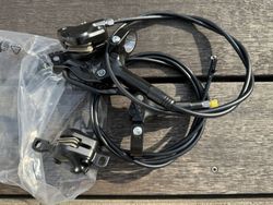 Shimano Altus BR-MT200 + BL-MT200, pár, nove, nepouzite, sundane z kola