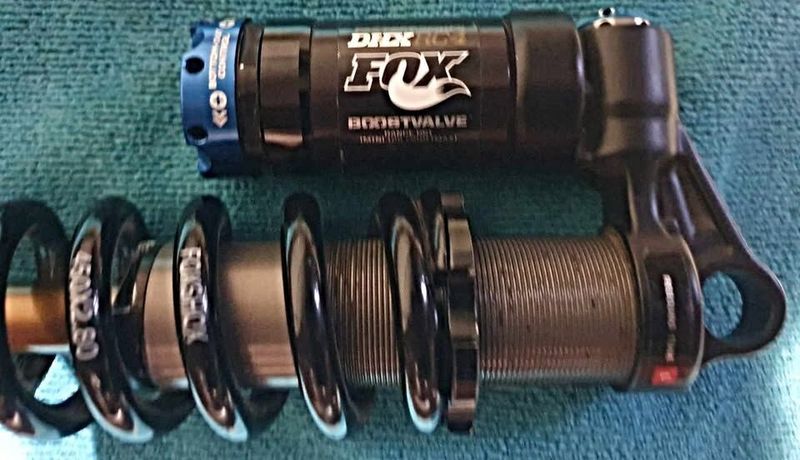 ZADNÍ TLUMIC FOX DHX RC4,KASHIMA,220 X 60/ROZTEC 220MM,ZDVIH 60MM