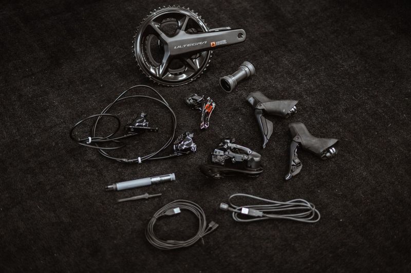 Shimano Ultegra Di2 s wattmetrem