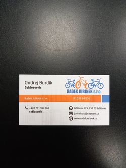Nově otevřený cykloservis...preferujeme individuální přístup a potřeby jednotlivých zákazníků